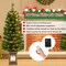 Costway 4 FT Pre-Lit Potted Christmas Tree Artificial Entrance Decor with 3 Lighting Modes